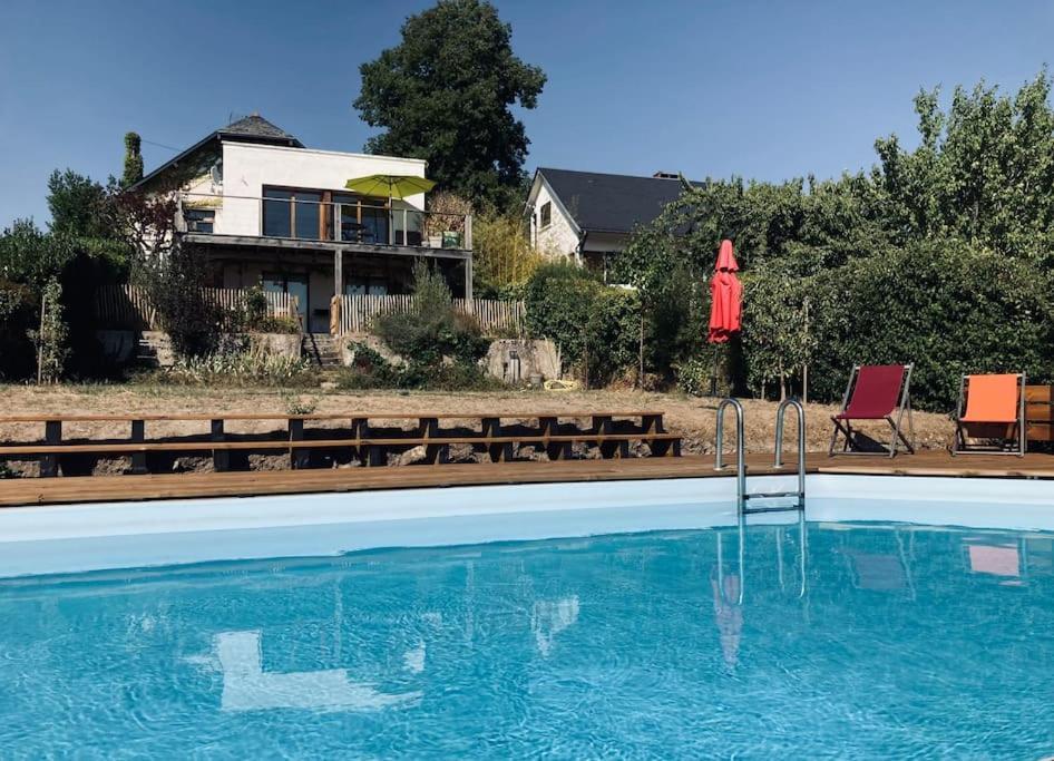 Maison Vue Panoramique Depuis Le Coteau De Σινόν Εξωτερικό φωτογραφία